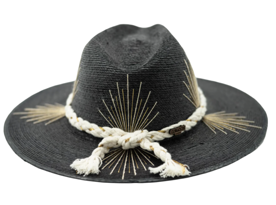 Exclusive Agave Black Cowboy Hat by Corazon Playero