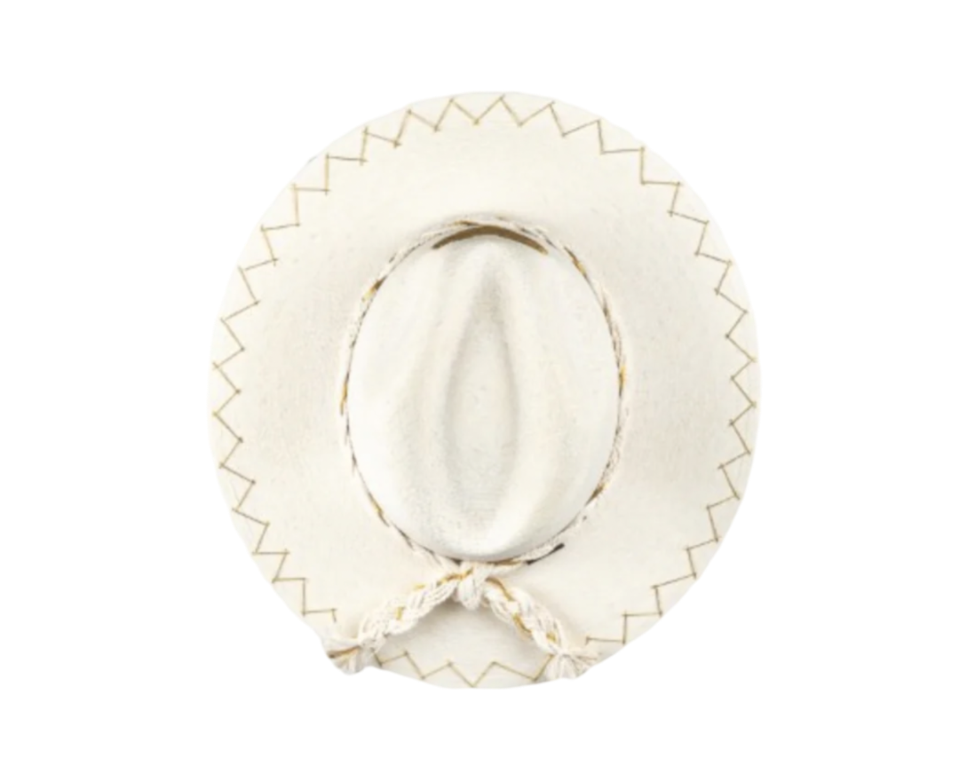 Ximena Gold Hat by Corazon Playero