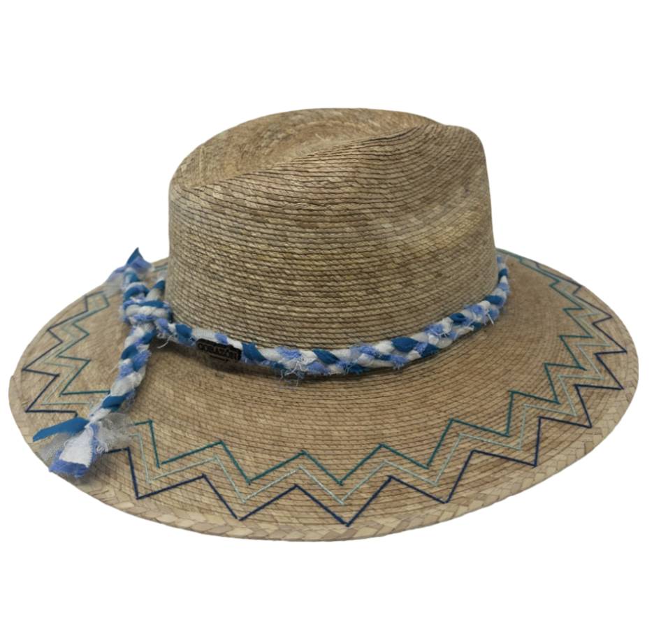 Exclusive Chevron - Blue Hat by Corazon Playero