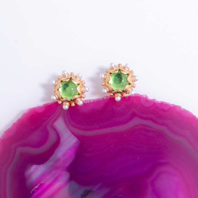 Perla Studs - Palm by Gresham