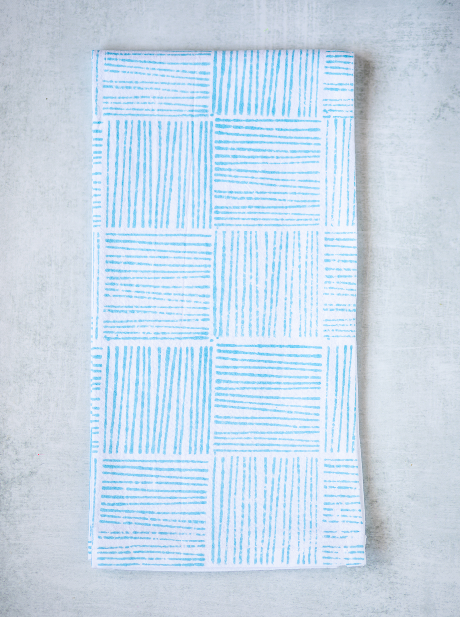 Tea Towel - Striped, Saltwater by Mended