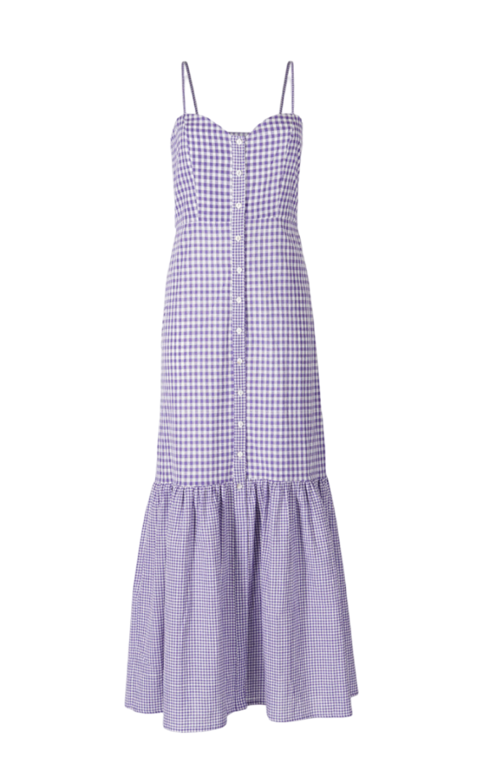 Gigi Vichy Dress Lavender by Hess