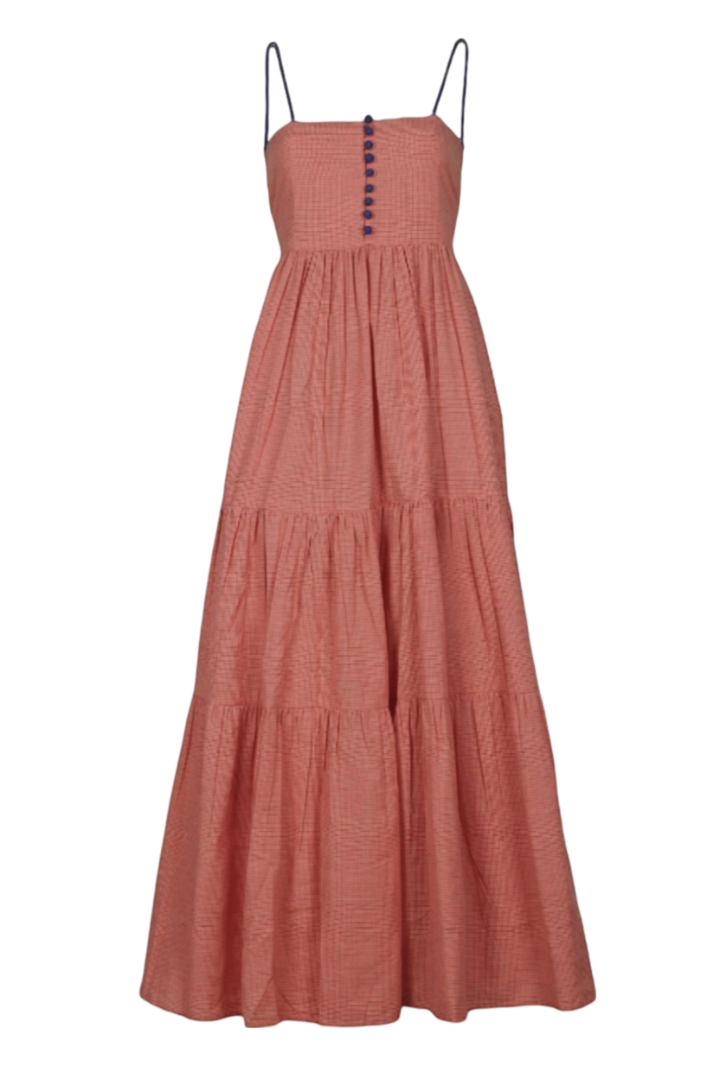 Coral Seville Maxi Dress by Hess
