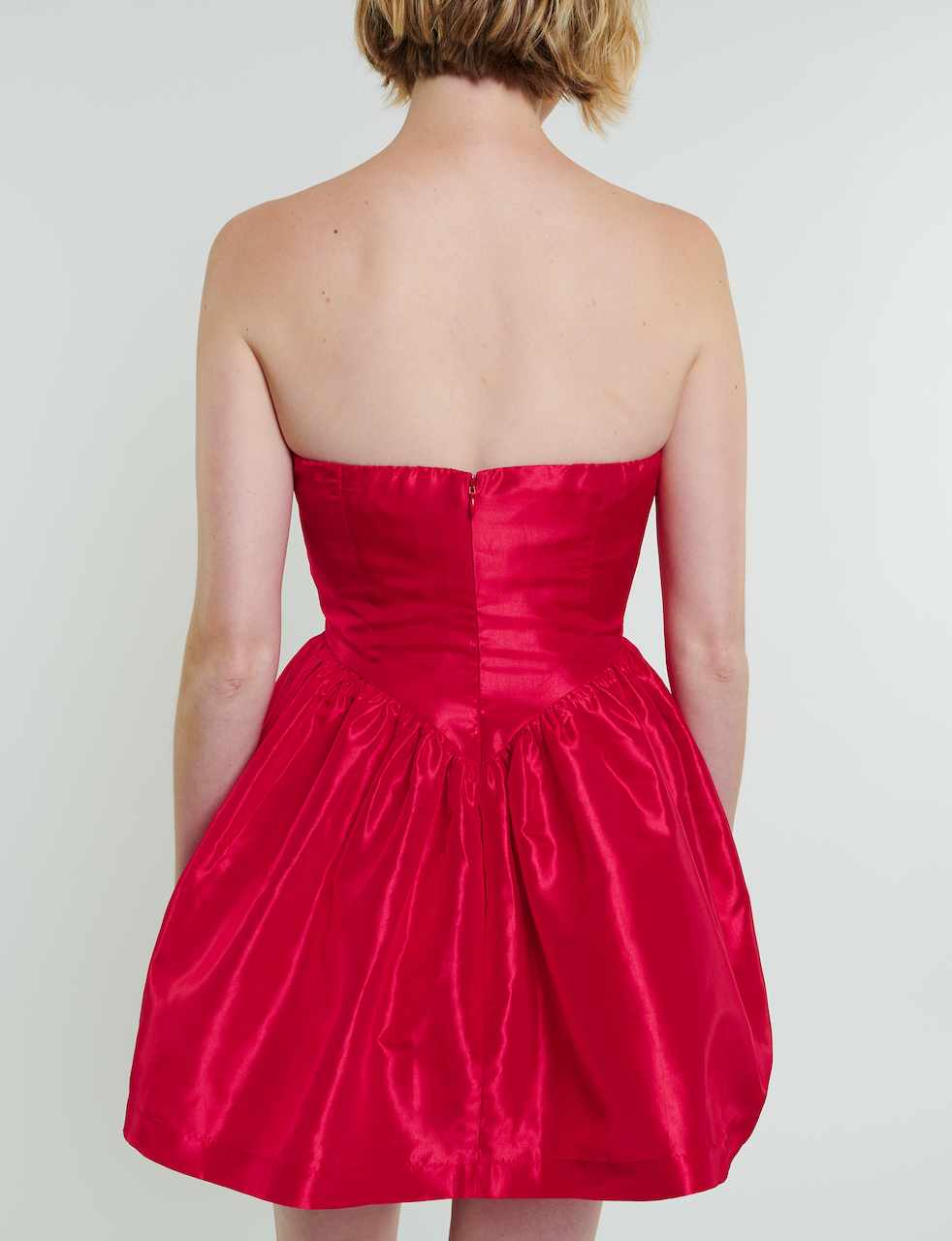 Roxanne Mini Dress in Cherry Red by Madeline Marie