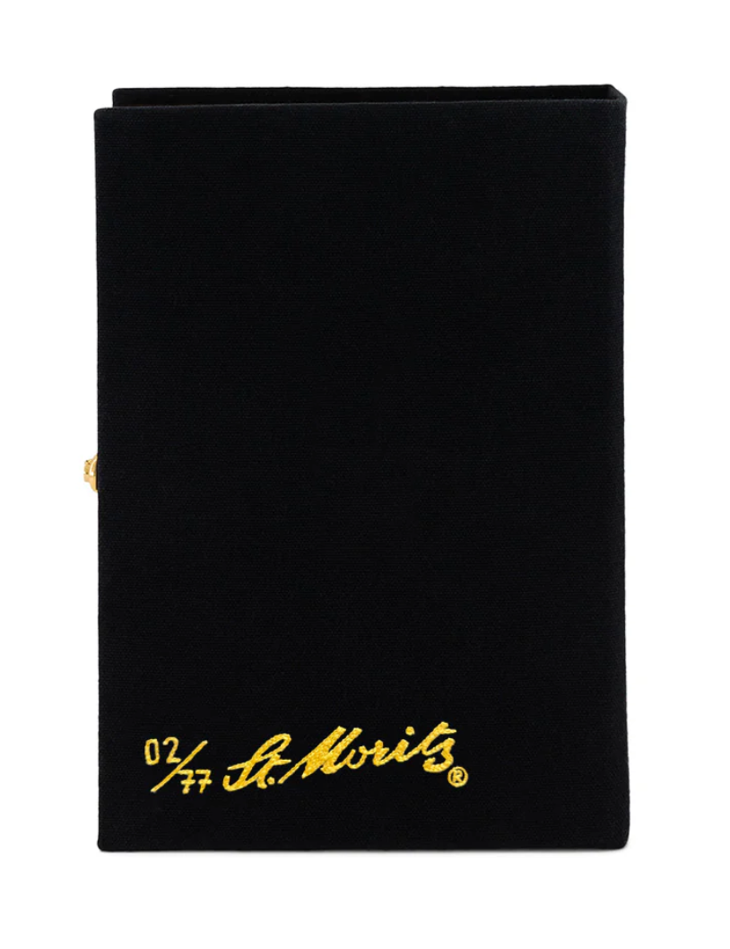 Palace Hotel St. Moritz Book Clutch by Olympia Le-Tan