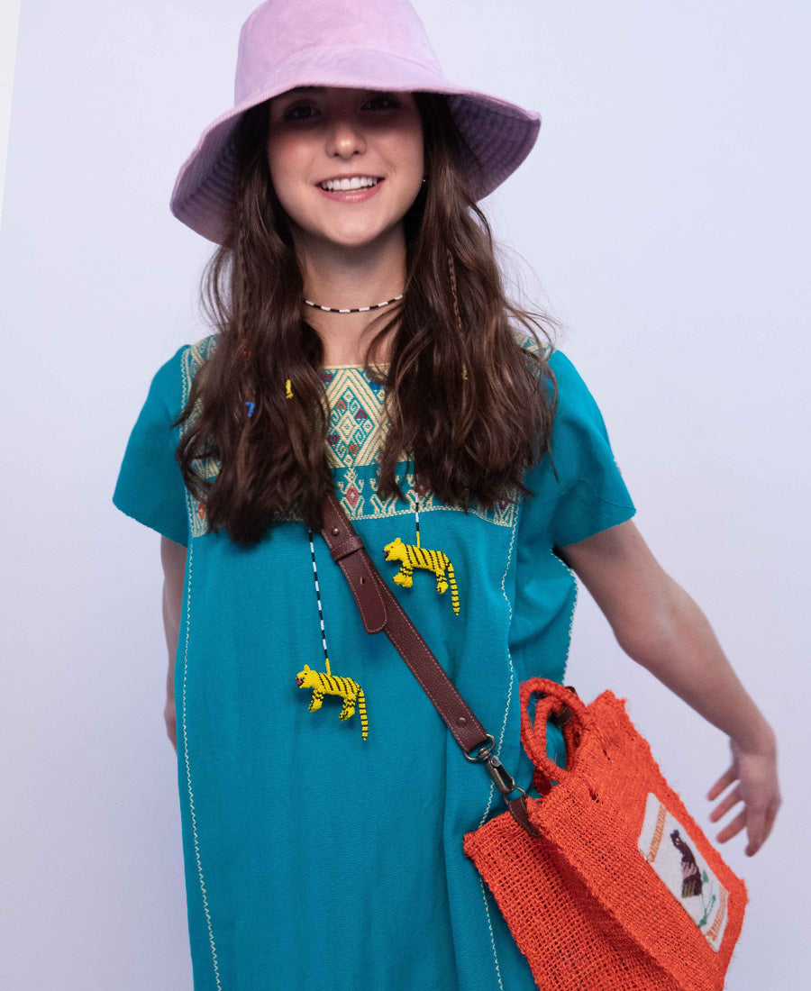 Tiger (K)not Necklace by Pájara Pinta