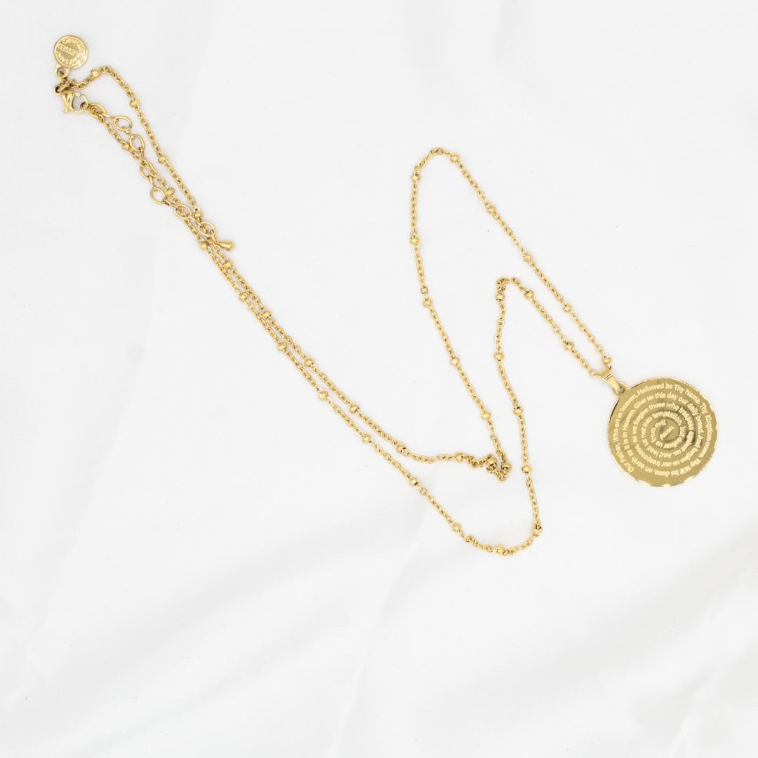 The Lord's Prayer Necklace by My Saint My Hero