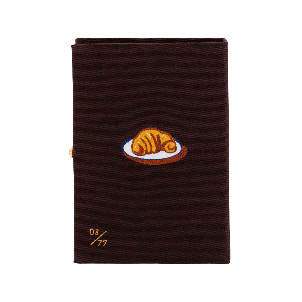 First Class Breakfast Book Clutch by Olympia Le Tan