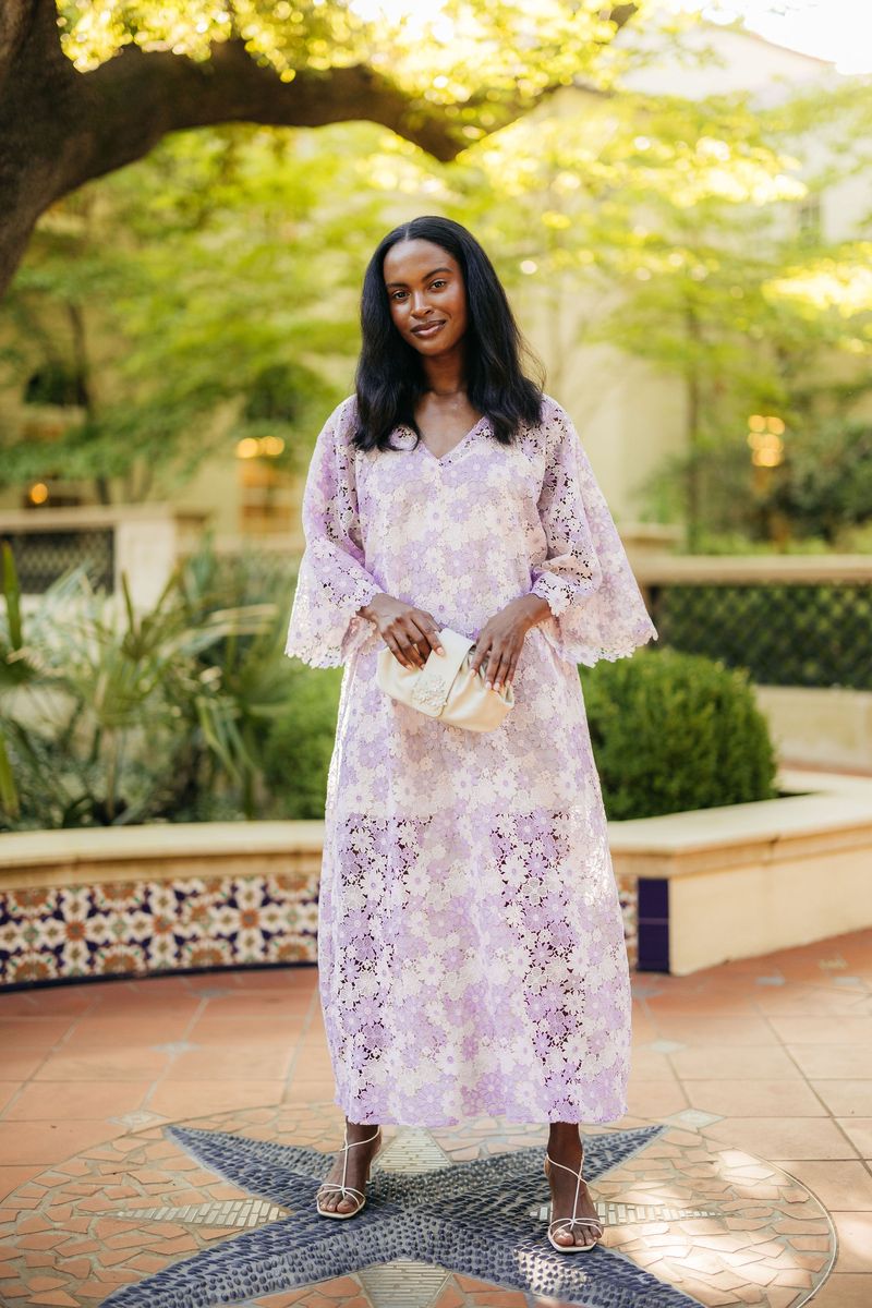 The Jasmine Kaftan Maxi - Lavender by Tela Mercantile (HerStory Exclusive)