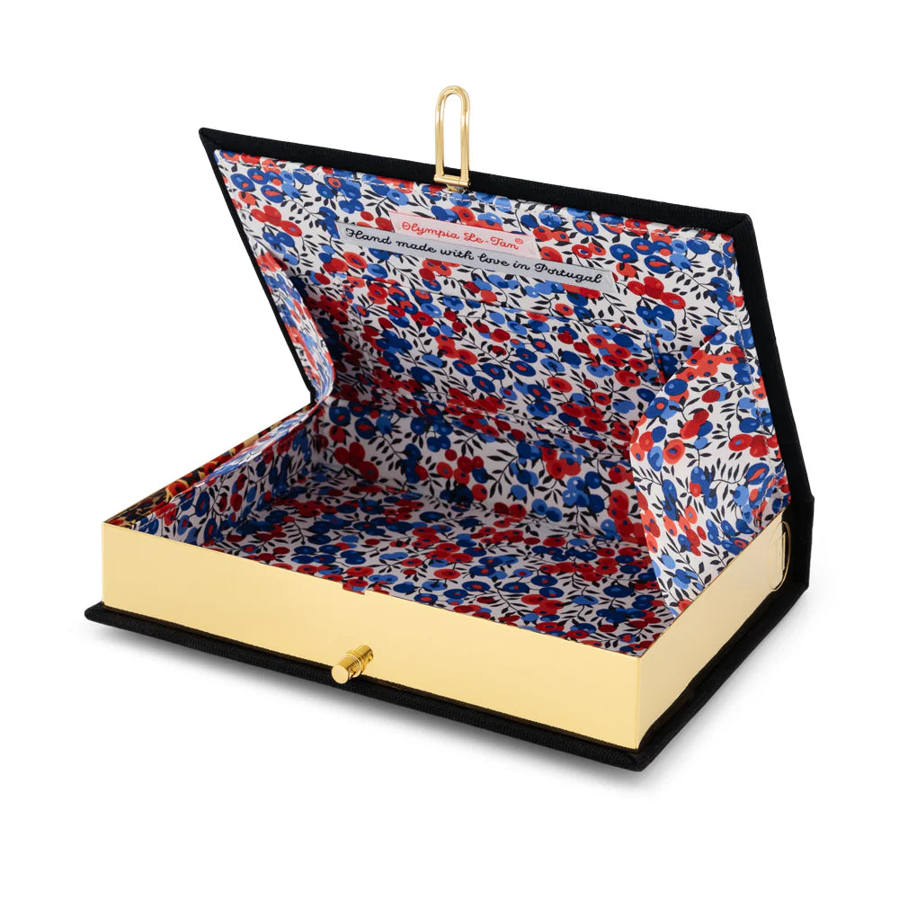 Mouth Study by Tom Wesselmann Book Clutch Strapped Clutch by Olympia Le-Tan