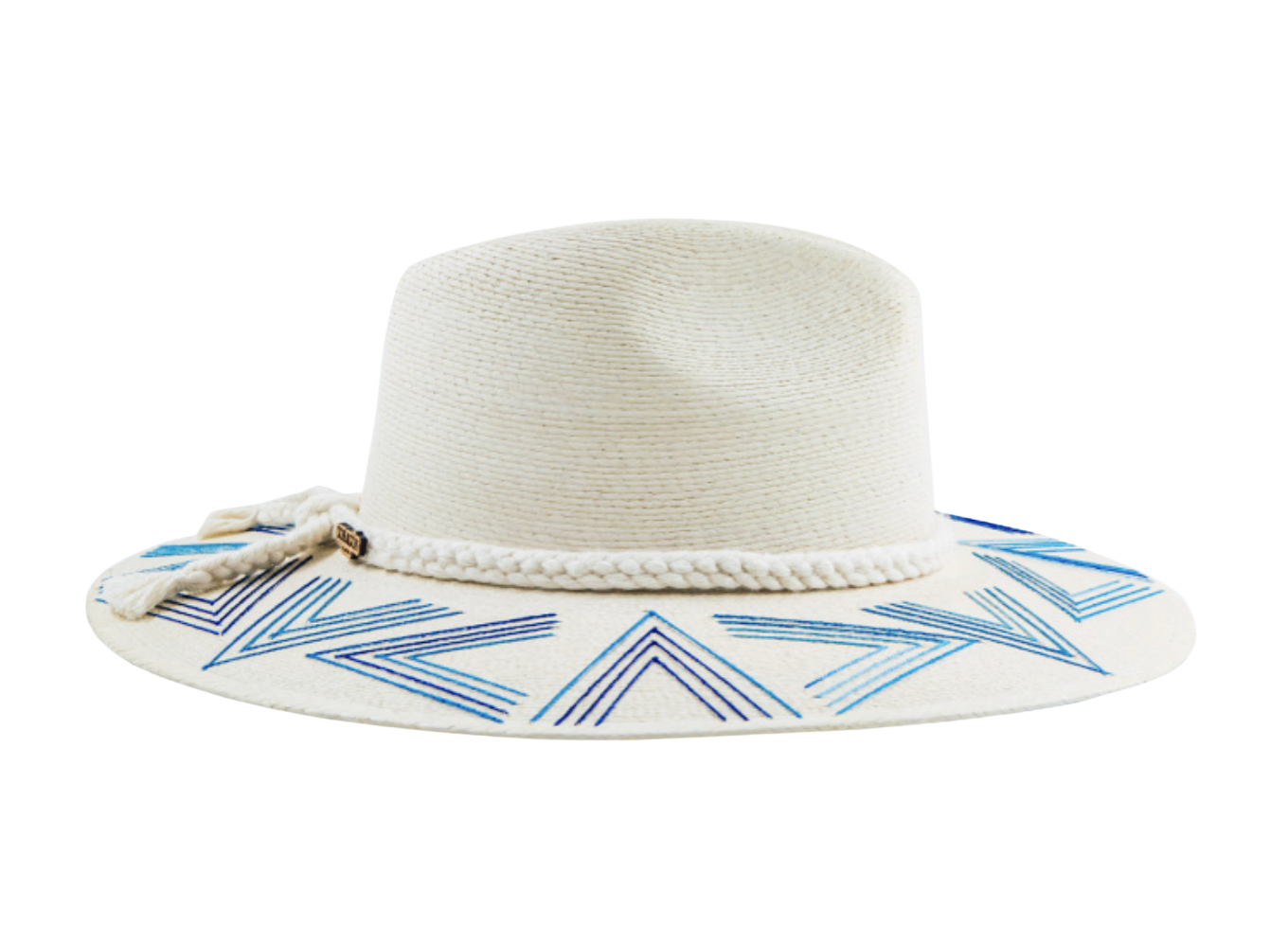 Malibu Blue Palm Hat | Handmade Beach Hat by Corazon Playero