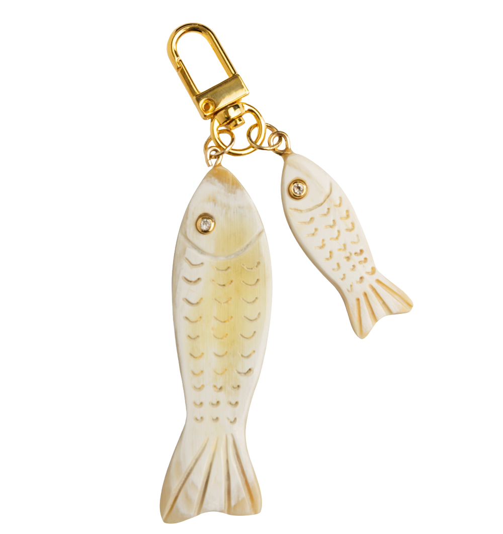 Double Fish Charm by Lilly Sisto x Akola