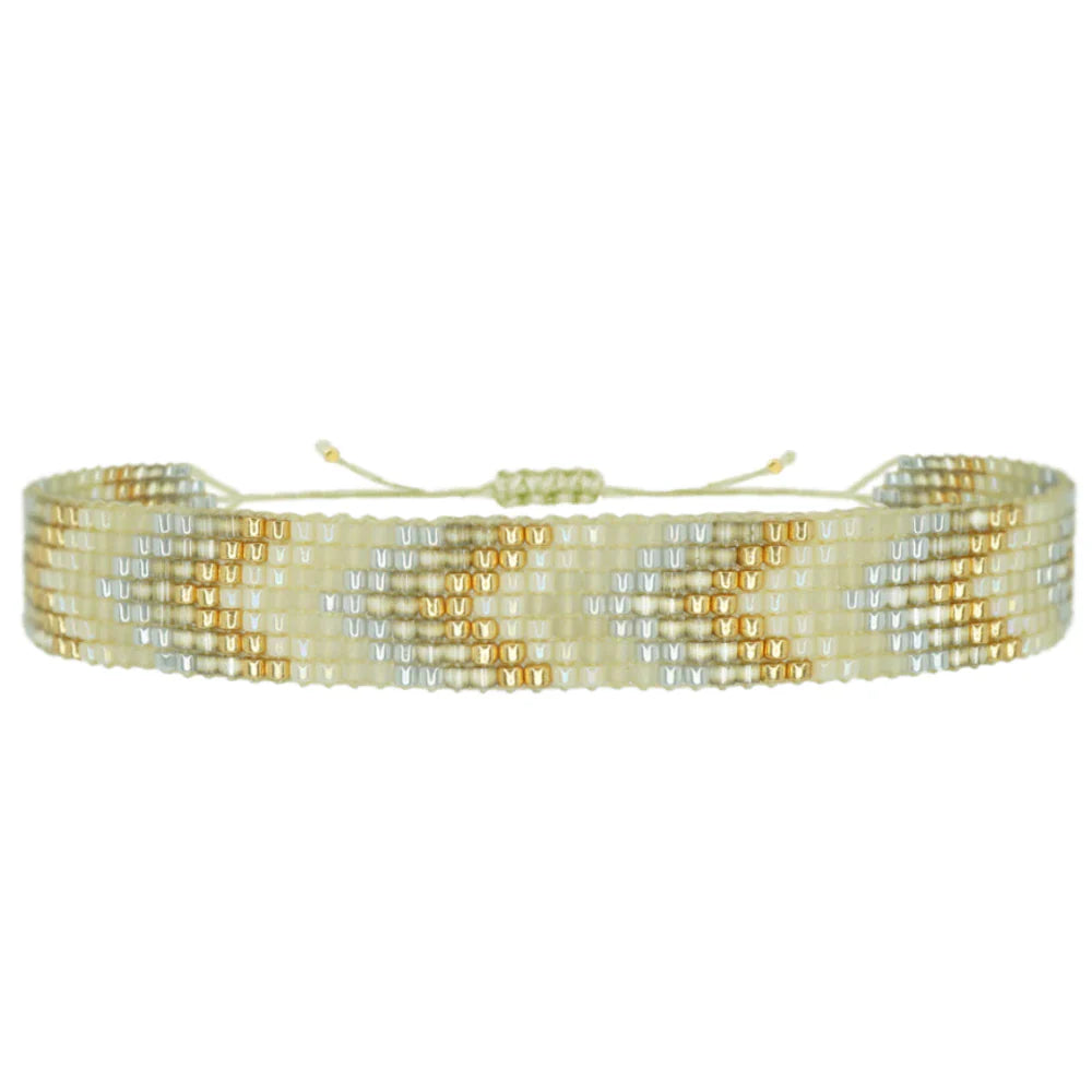 Bracelet - AB8 Chevron Miyuki by Zafiro Jewellers
