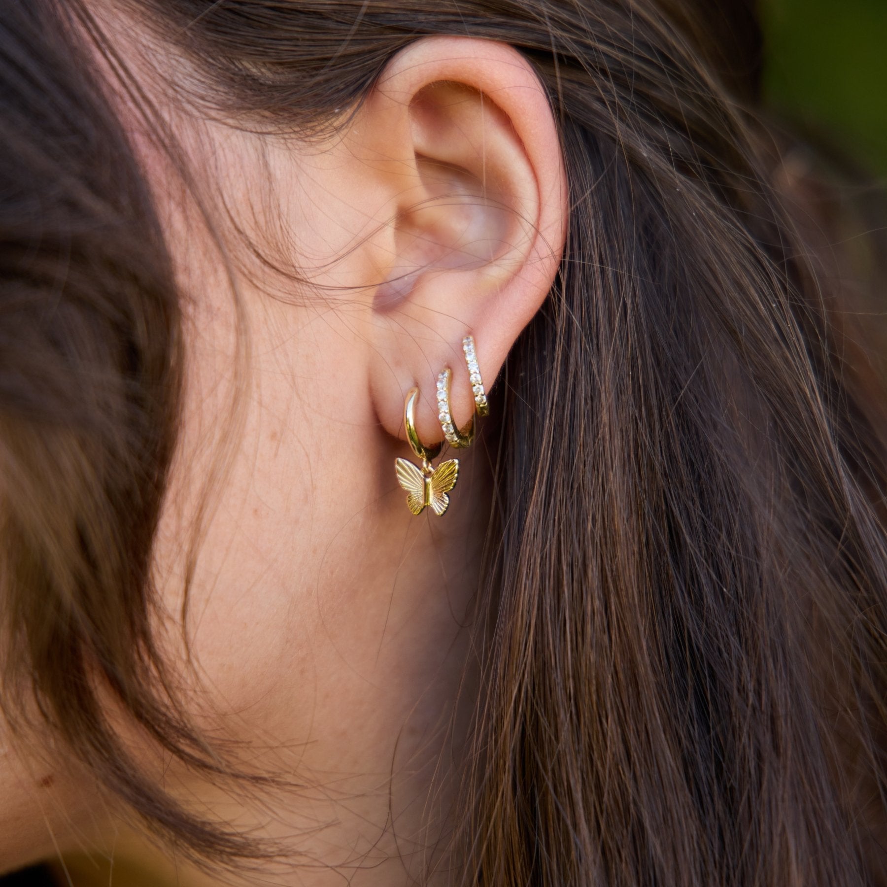 Butterfly Huggies by Nickel & Suede