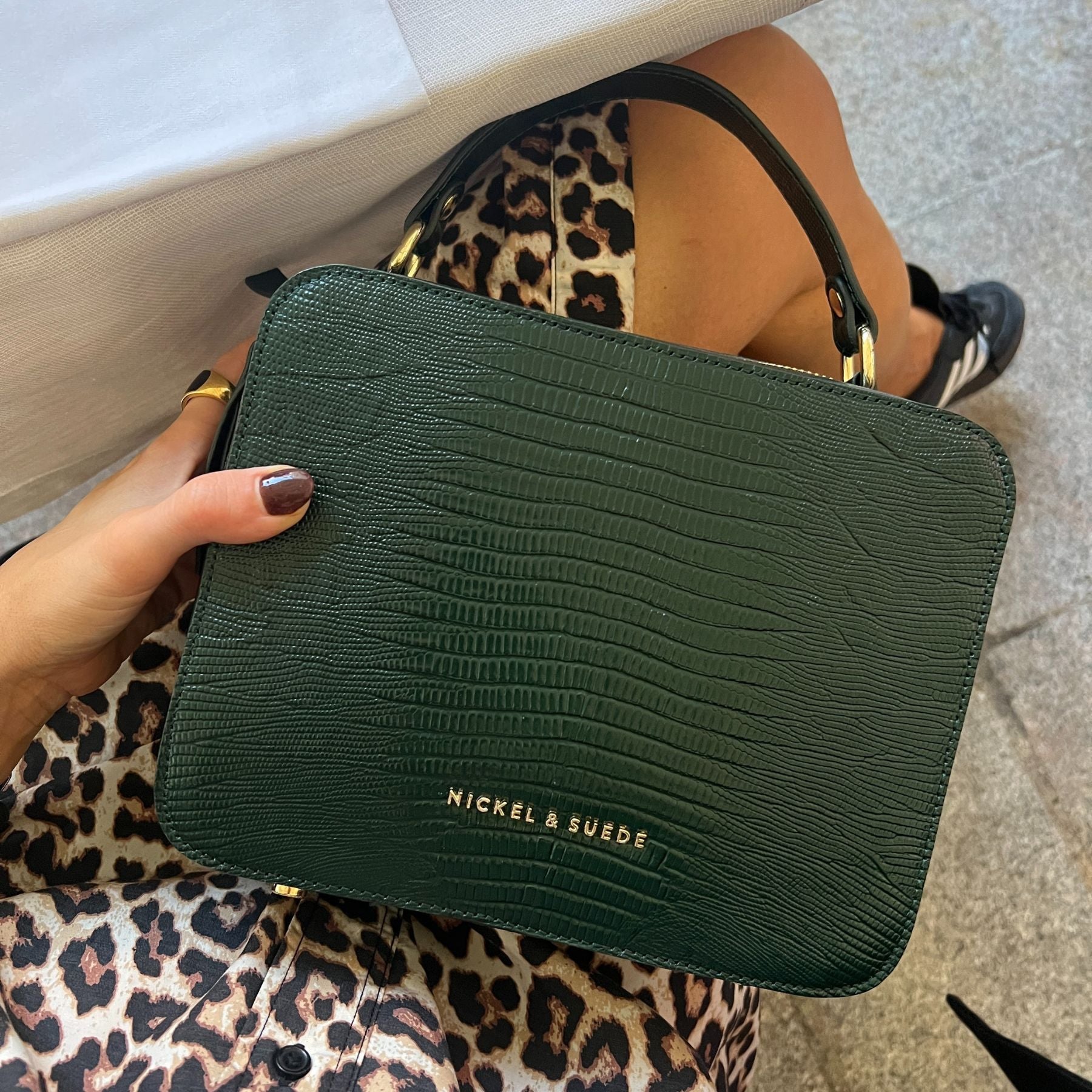 Cassetta Crossbody in Serrano by Nickel & Suede