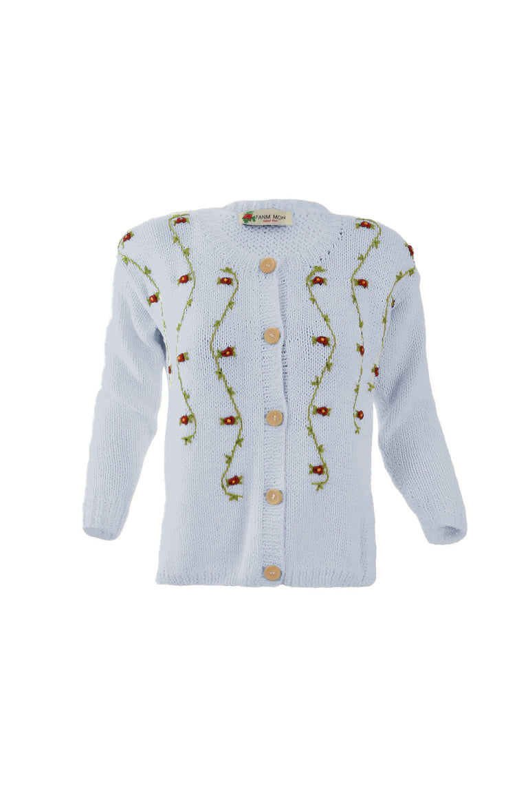 CLEMATIS COTTON CARDIGAN BY FANM MON