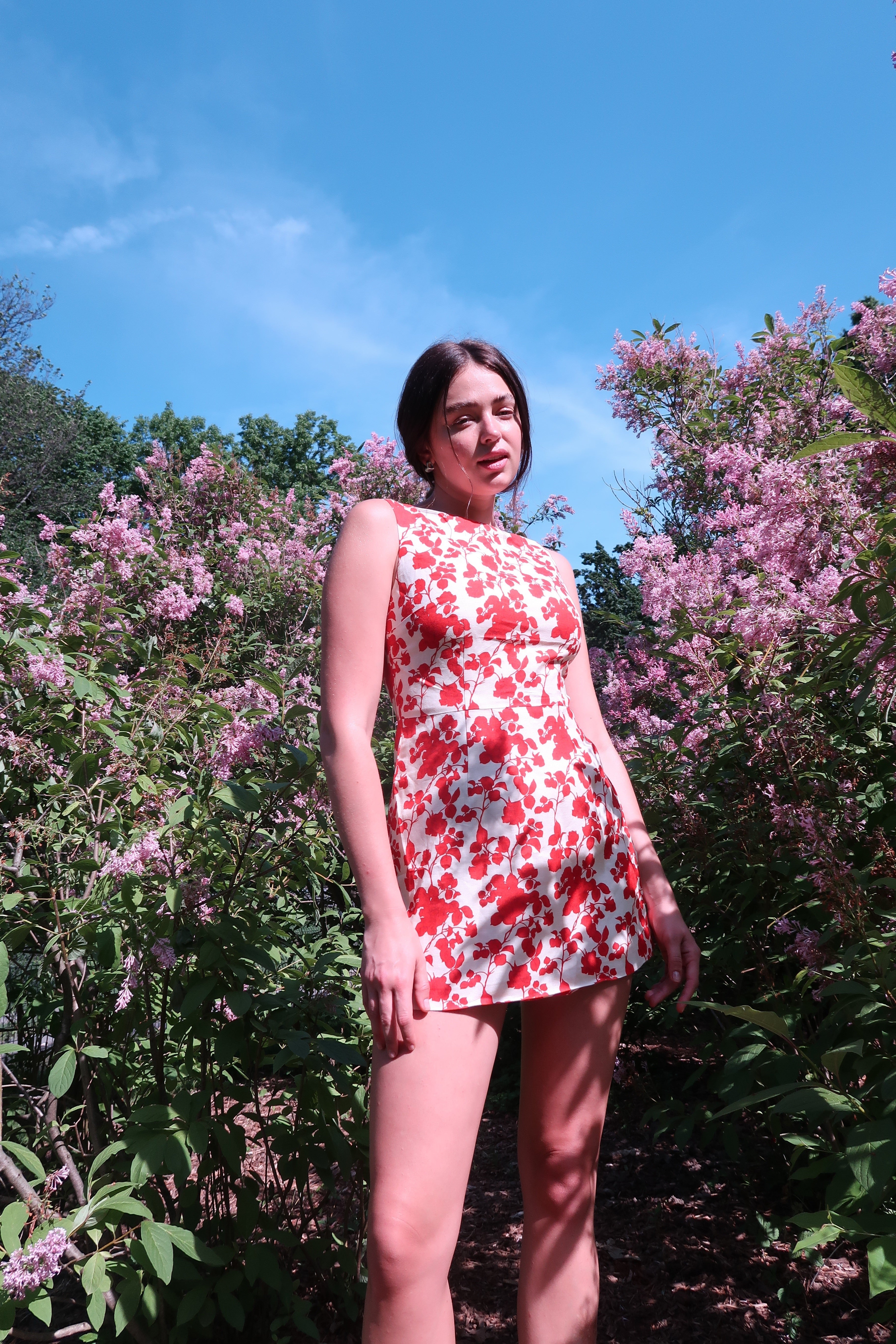 Ellie Dress Red Floral by Sister Swim