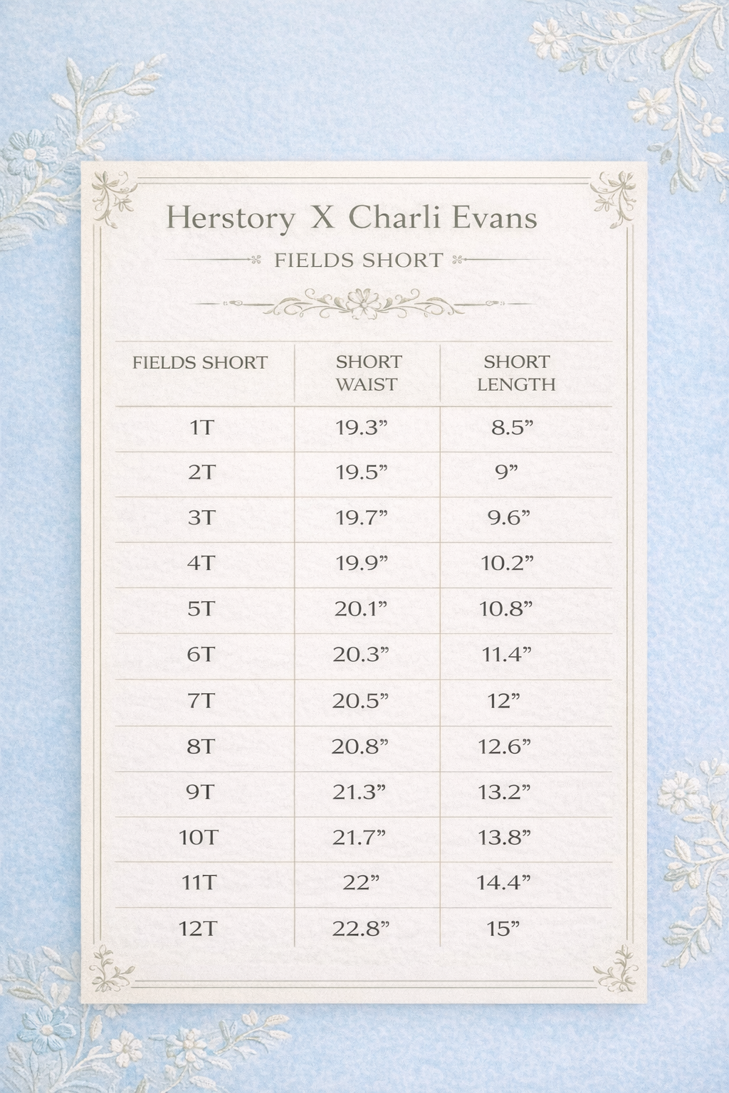 Charli Evans Exclusive: The Fields Boy Short by Fanm Mon