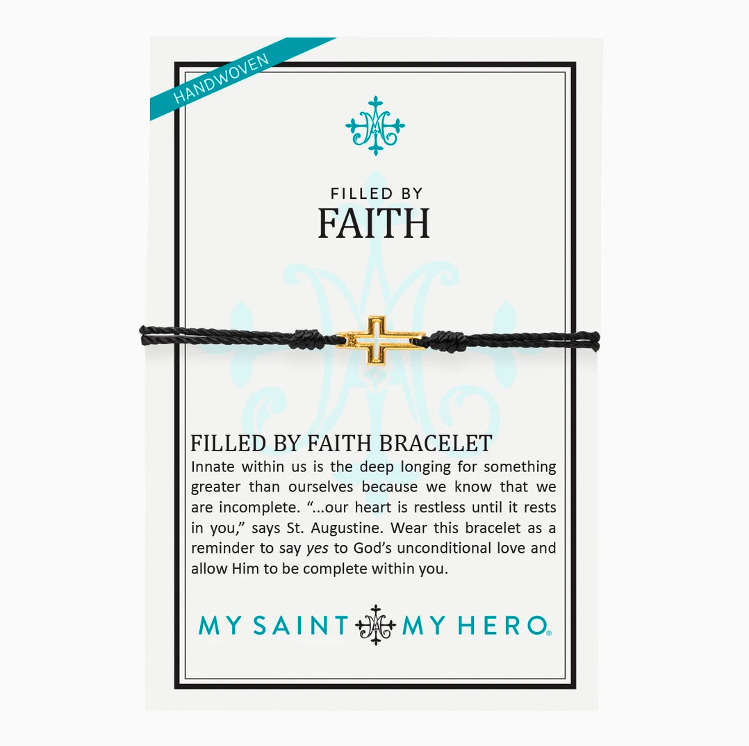 Filled by Faith Bracelet by My Saint My Hero