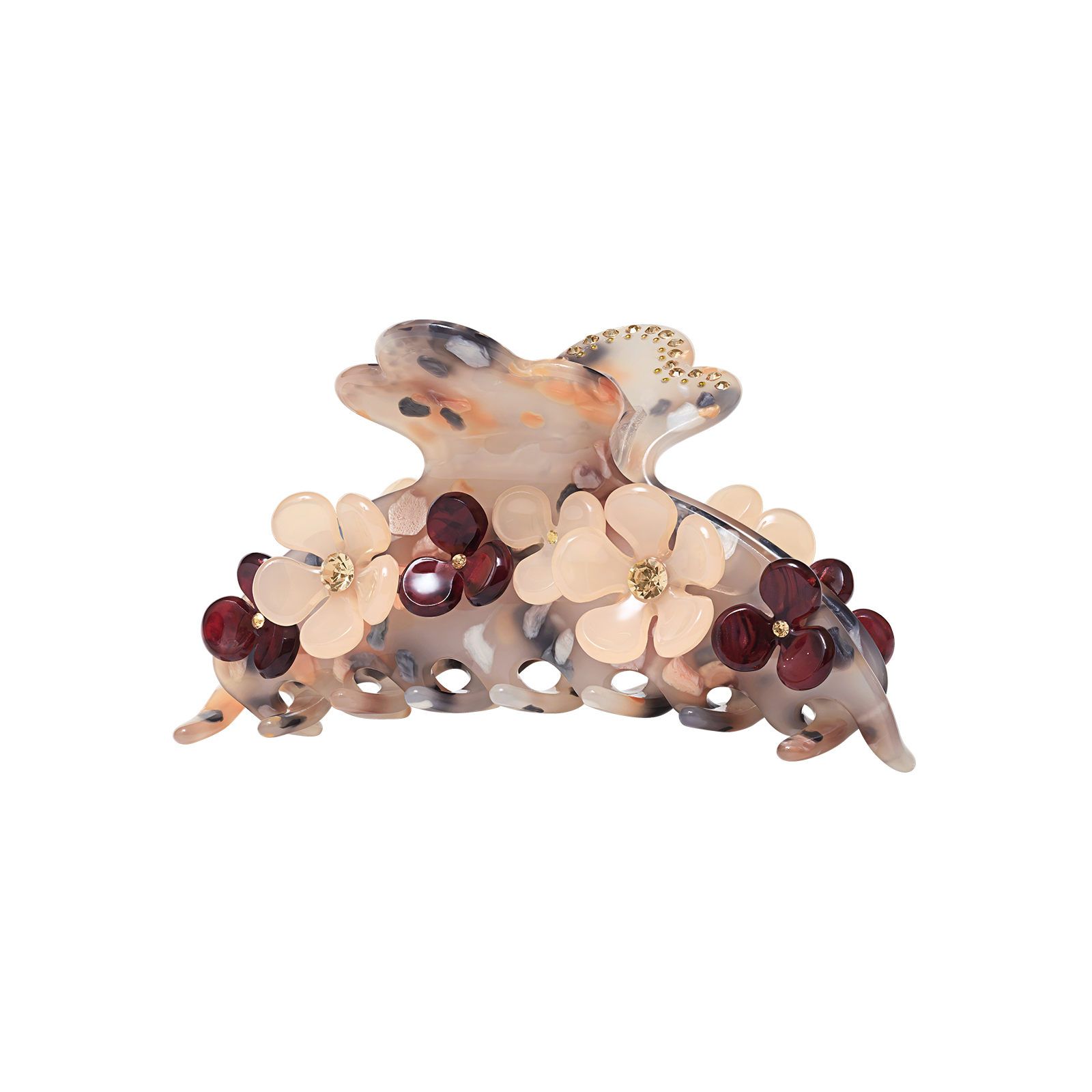 Florina Hair Claw Hazel Brown by Maanesten