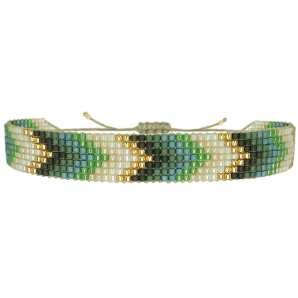 Bracelet - AB8 Chevron Miyuki by Zafiro Jewellers