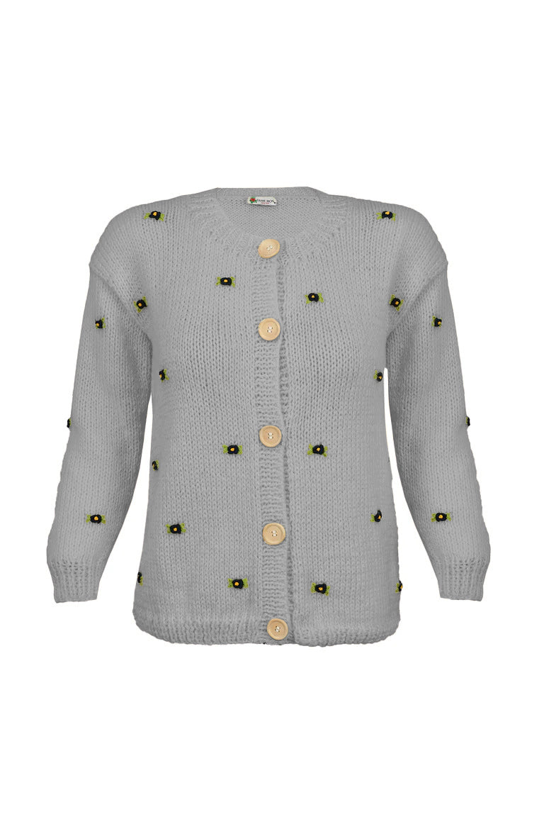 MUSCARI COTTON CARDIGAN BY FANM MON