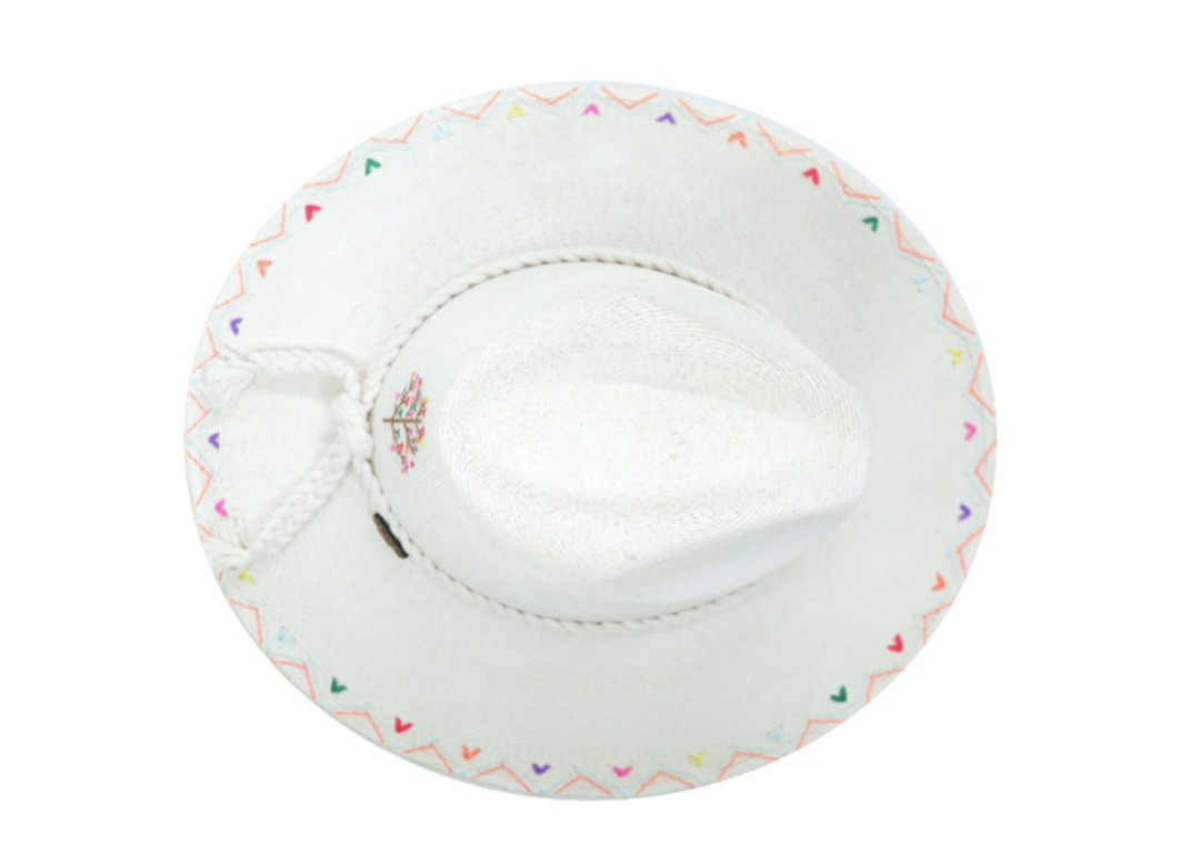 Tree of Love Palm Hat | Handmade Beach Hat by Corazon Playero