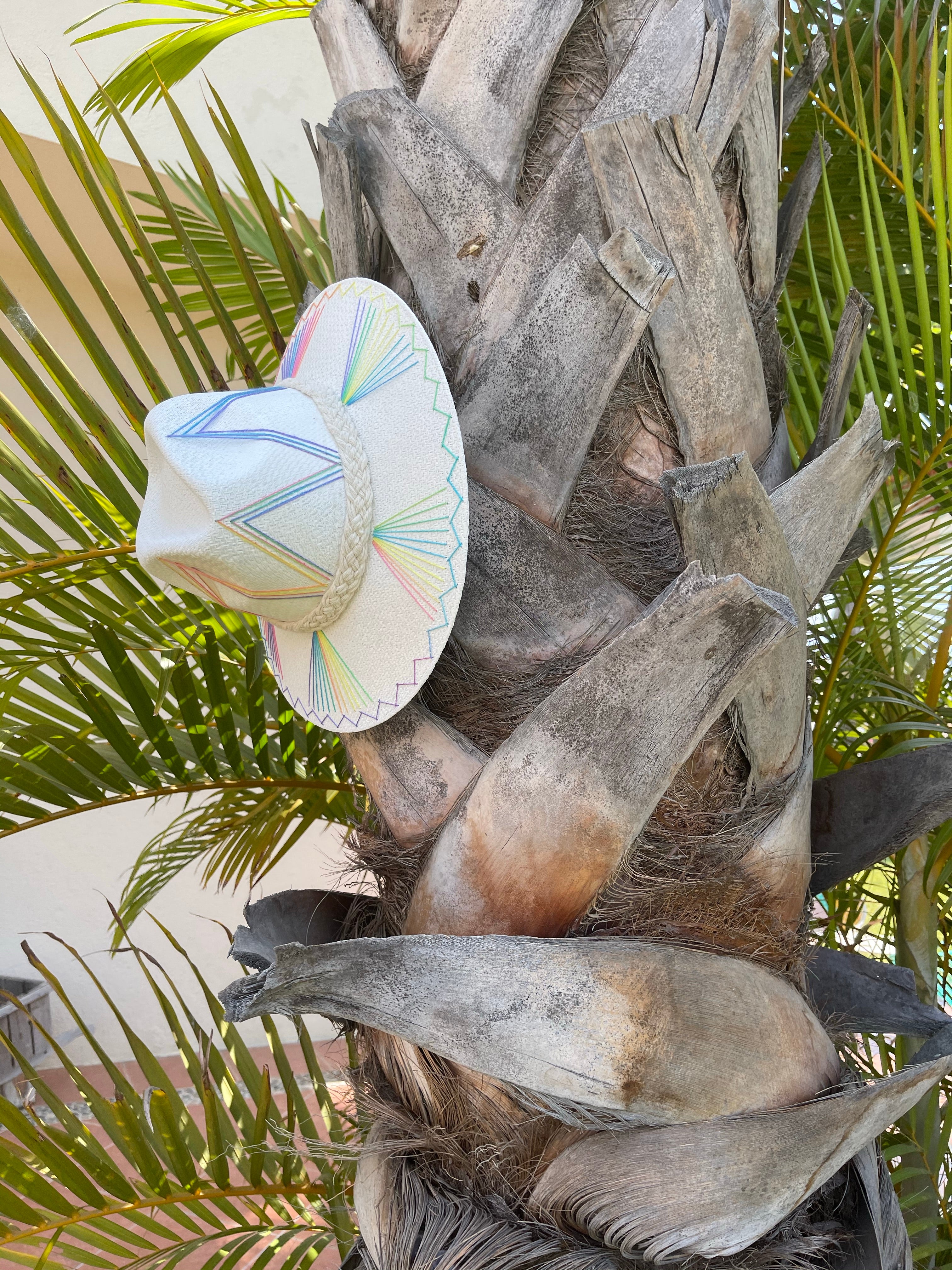 Exclusive Isabelle Rainbow Hat by Corazon Playero