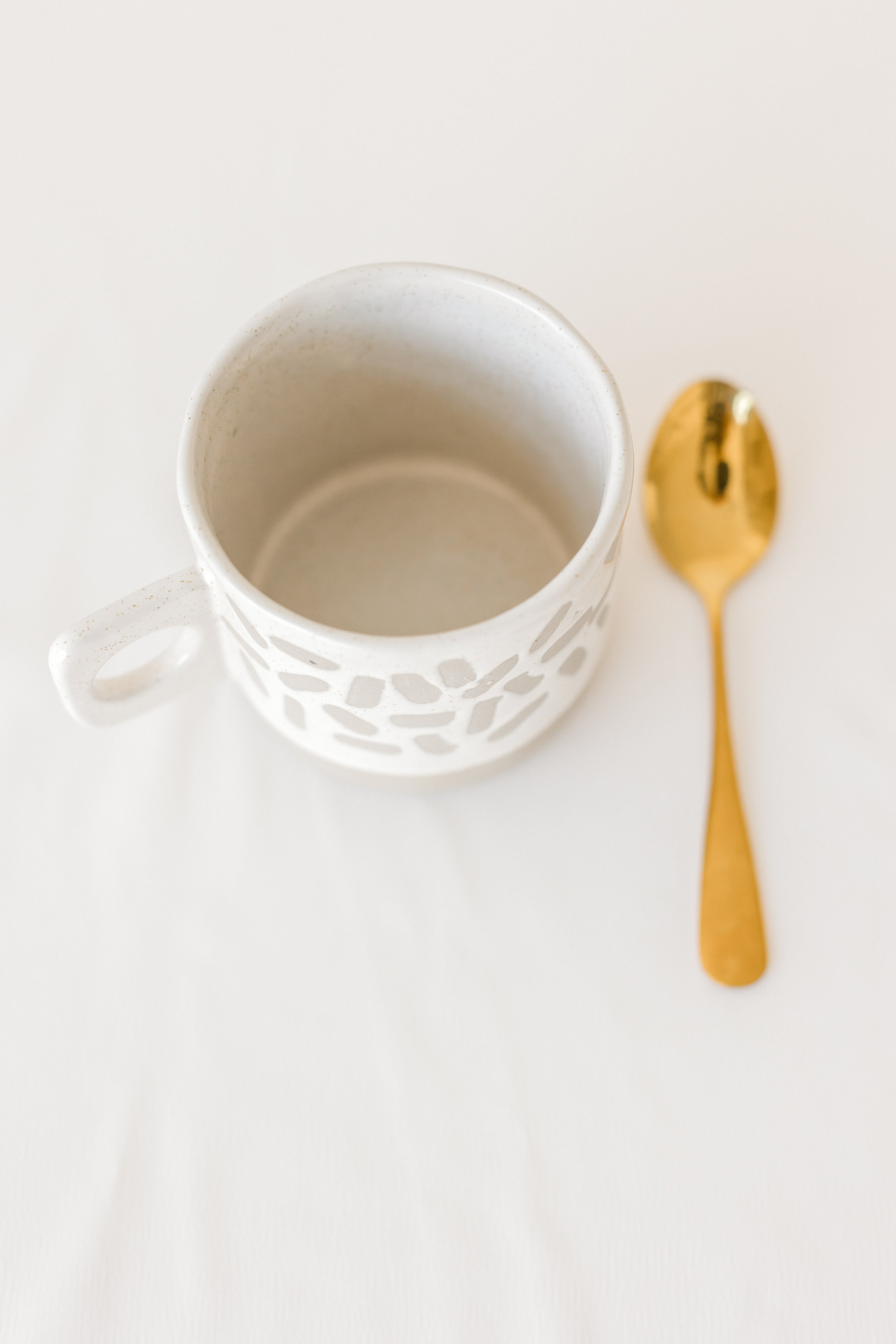 Speckled Creme Mug by Divine Ivy