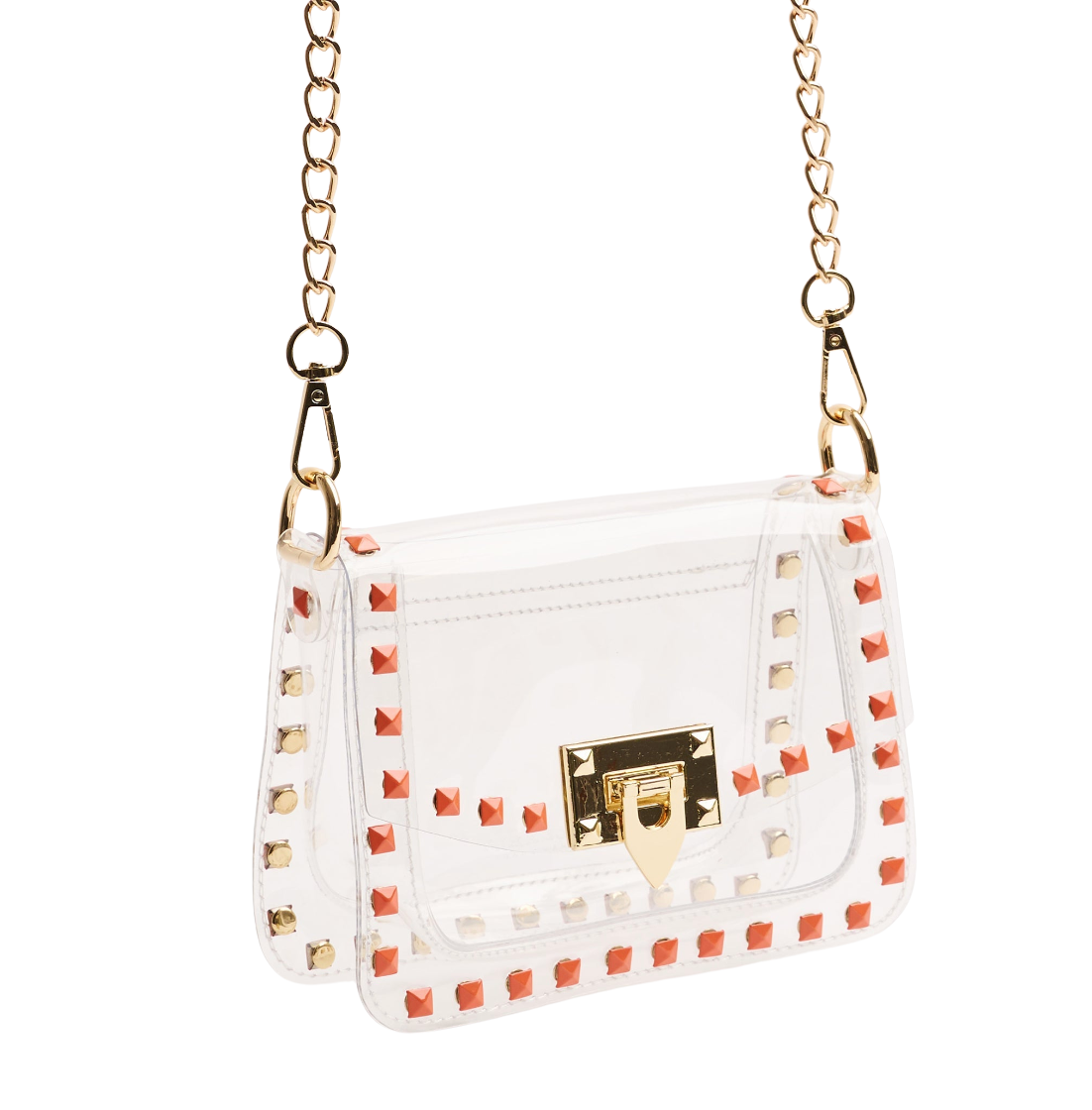 Jackie in Orange by Clearly Handbags