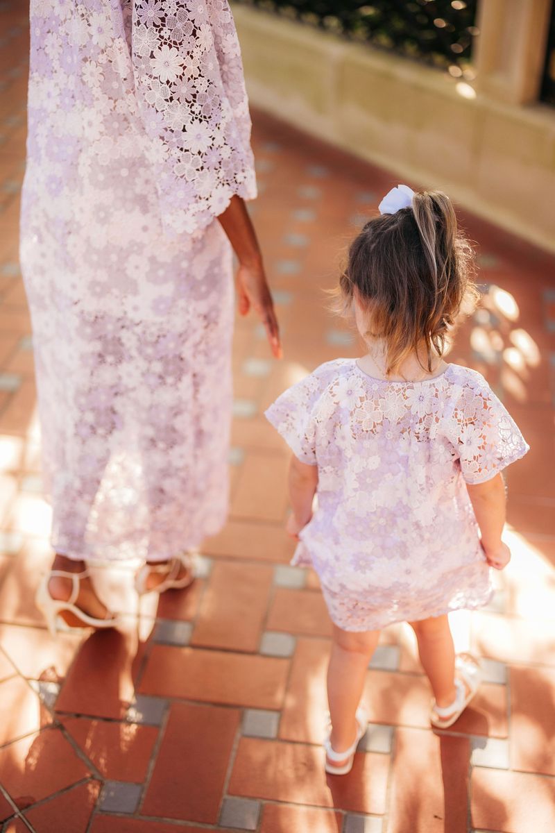 The Jasmine Kaftan Mini - Lavender by Tela Mercantile (HerStory Exclusive)