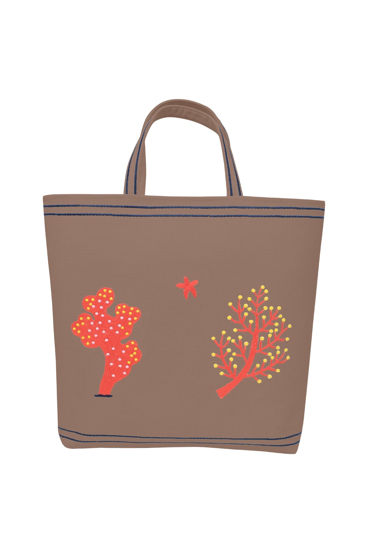 CORAL TOTE BAG by Fanm Mon