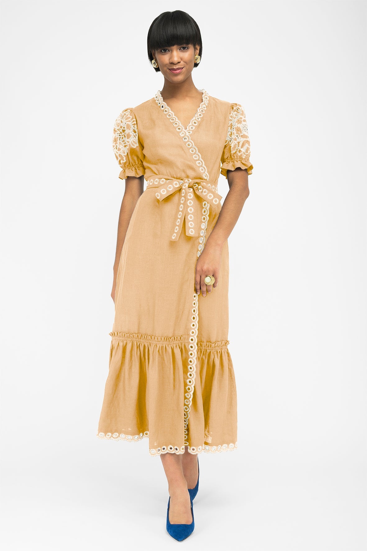 CIDE WRAP DRESS by Fanm Mon