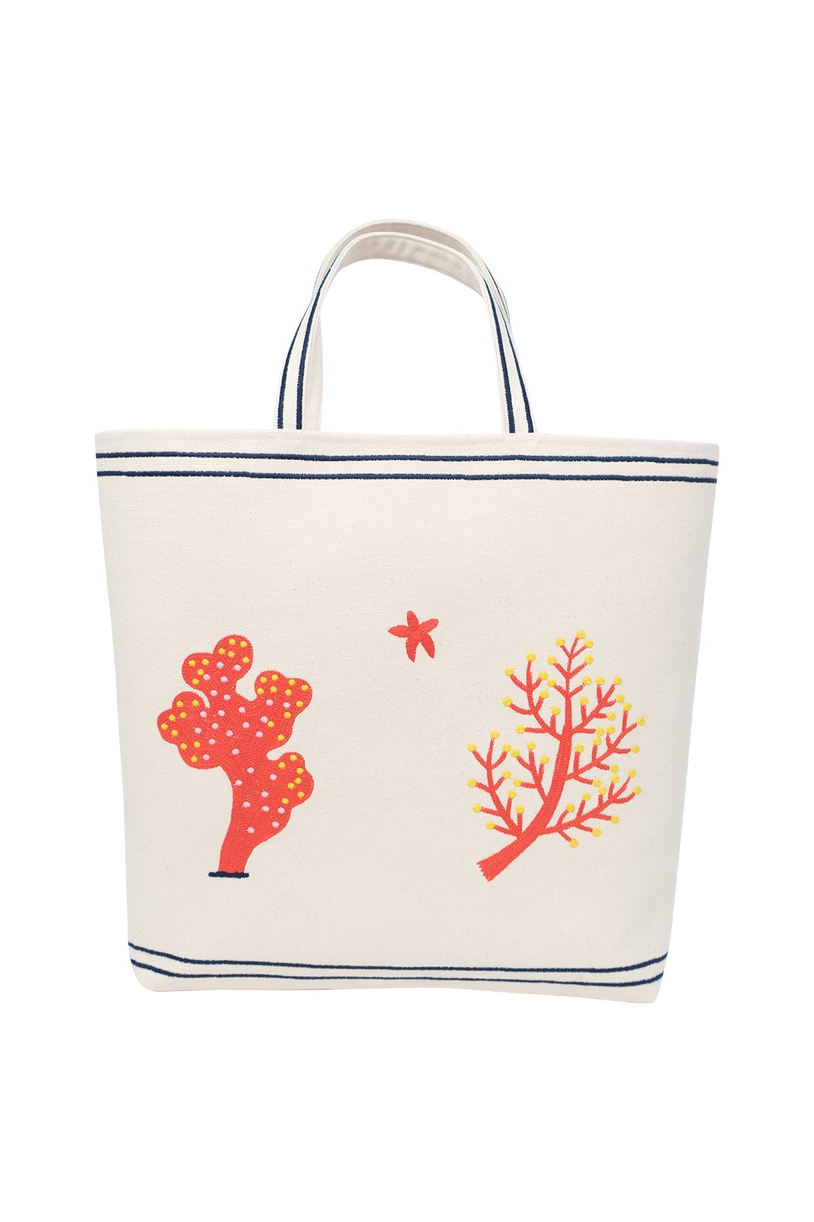 CORAL TOTE BAG by Fanm Mon