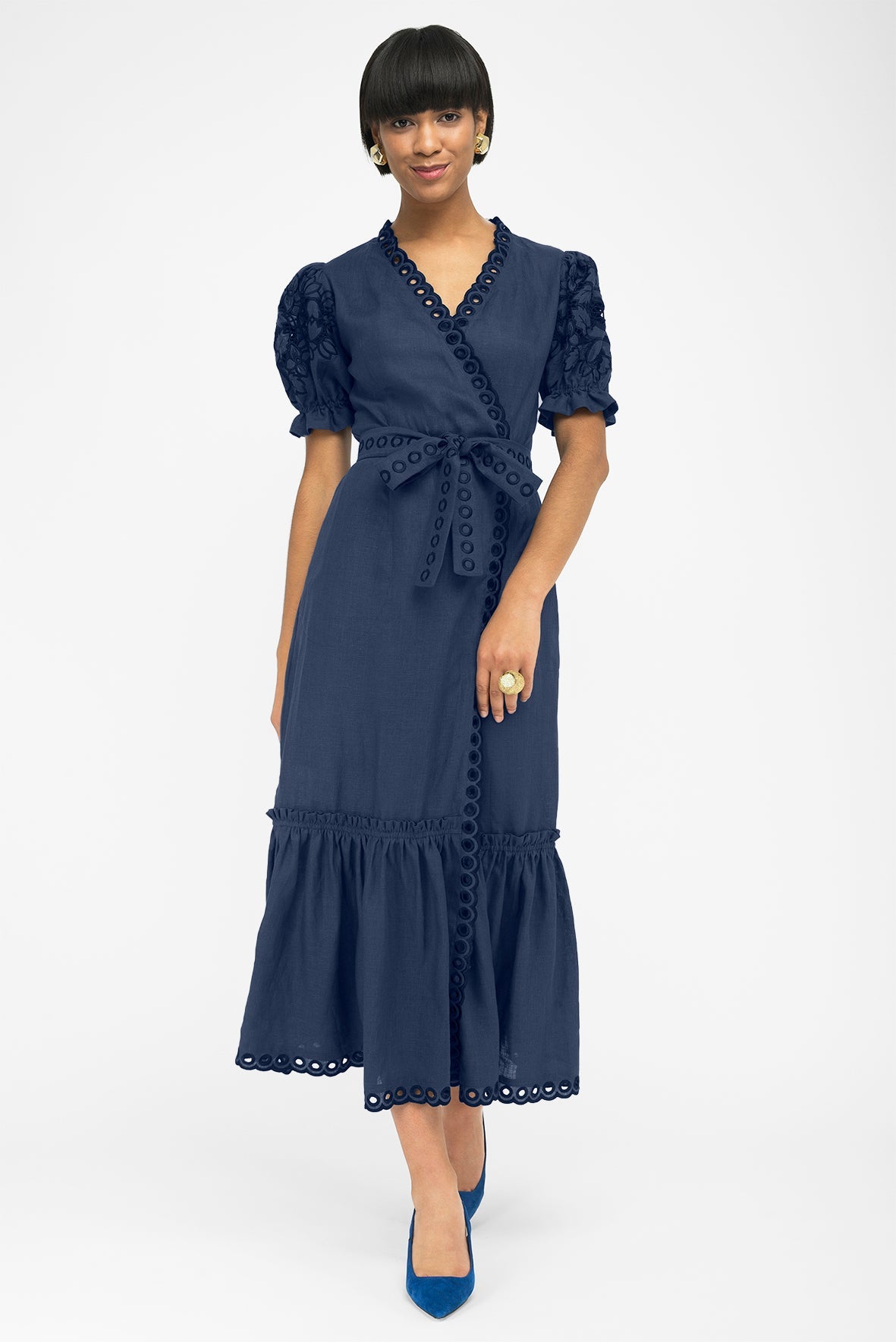 CIDE WRAP DRESS by Fanm Mon
