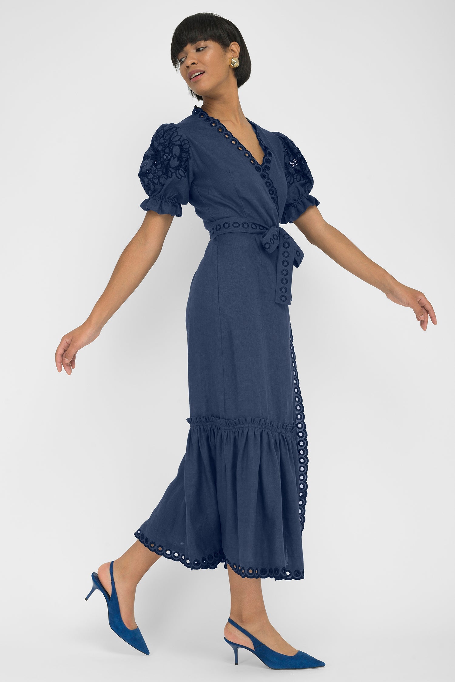 CIDE WRAP DRESS by Fanm Mon