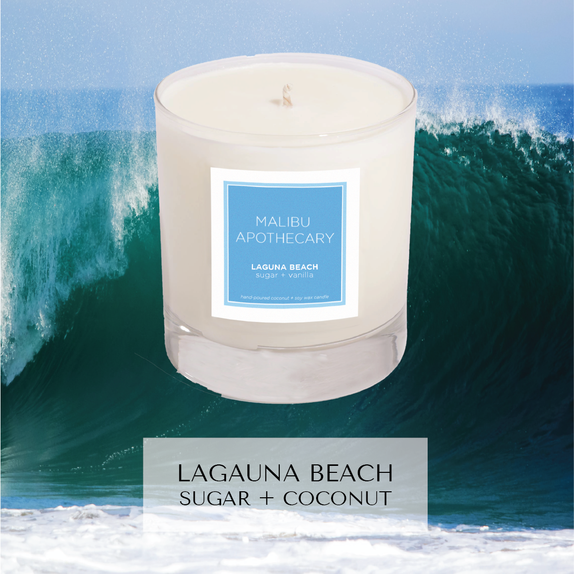 Clear Gloss x Blue Candle by Malibu Apothecary
