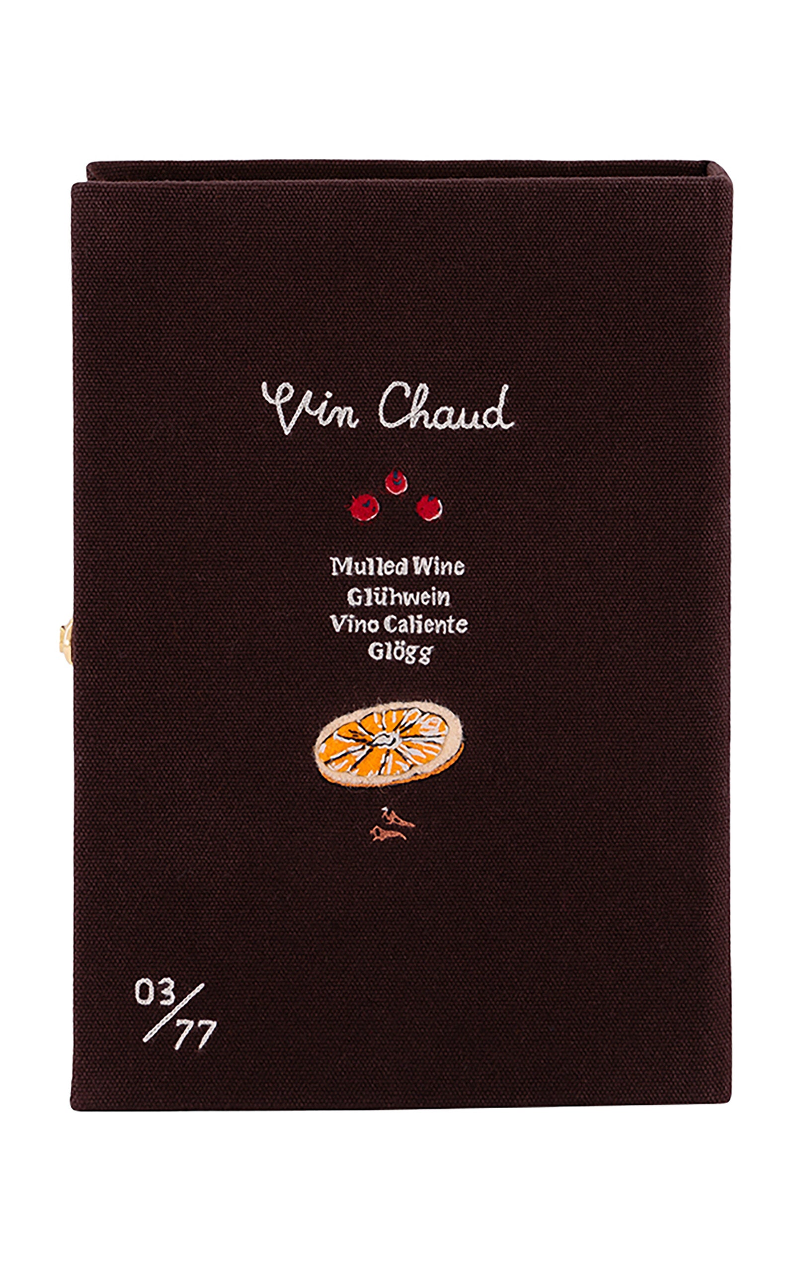 Vin Chaud Book Clutch by Olympia Le-Tan