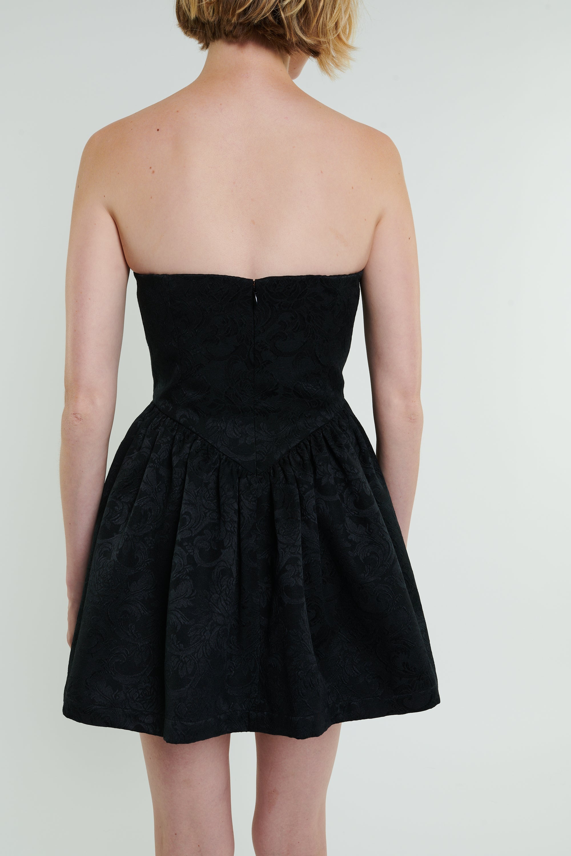 Roxanne Mini Dress in Black by Madeline Marie