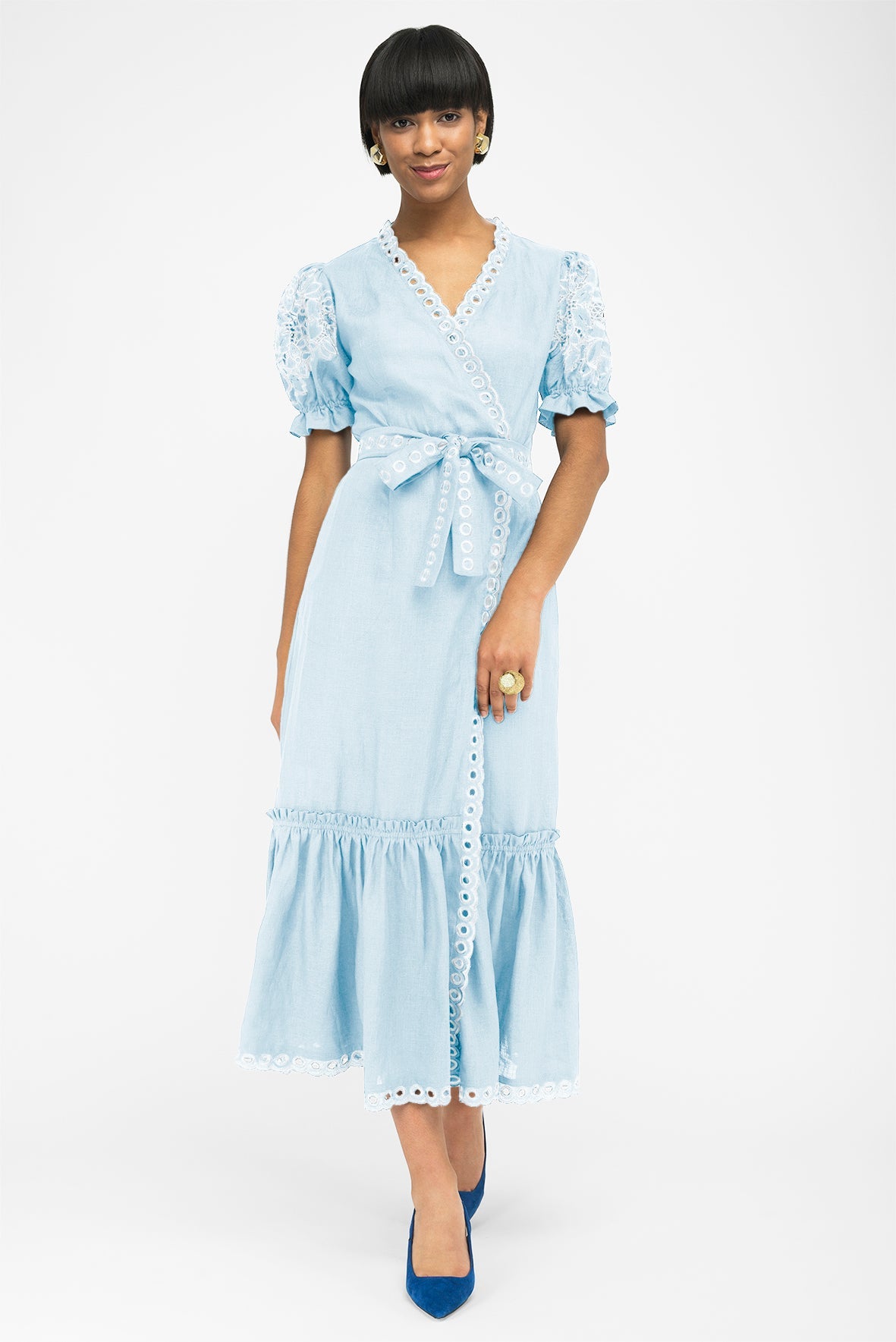 CIDE WRAP DRESS by Fanm Mon