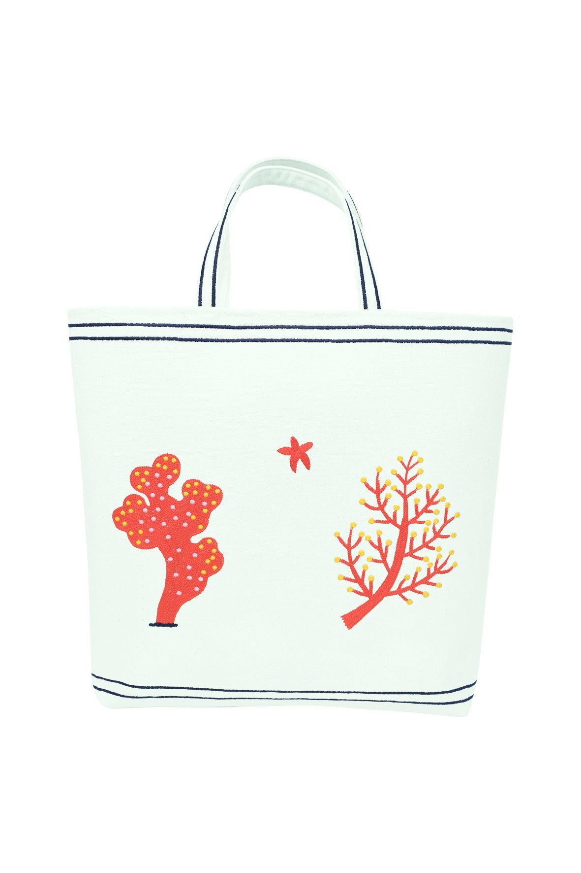 CORAL TOTE BAG by Fanm Mon