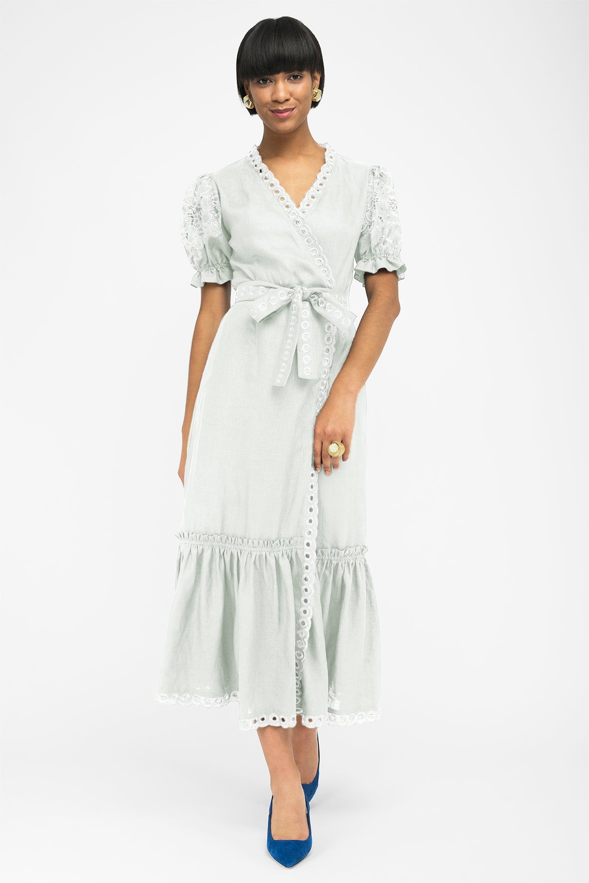 CIDE WRAP DRESS by Fanm Mon