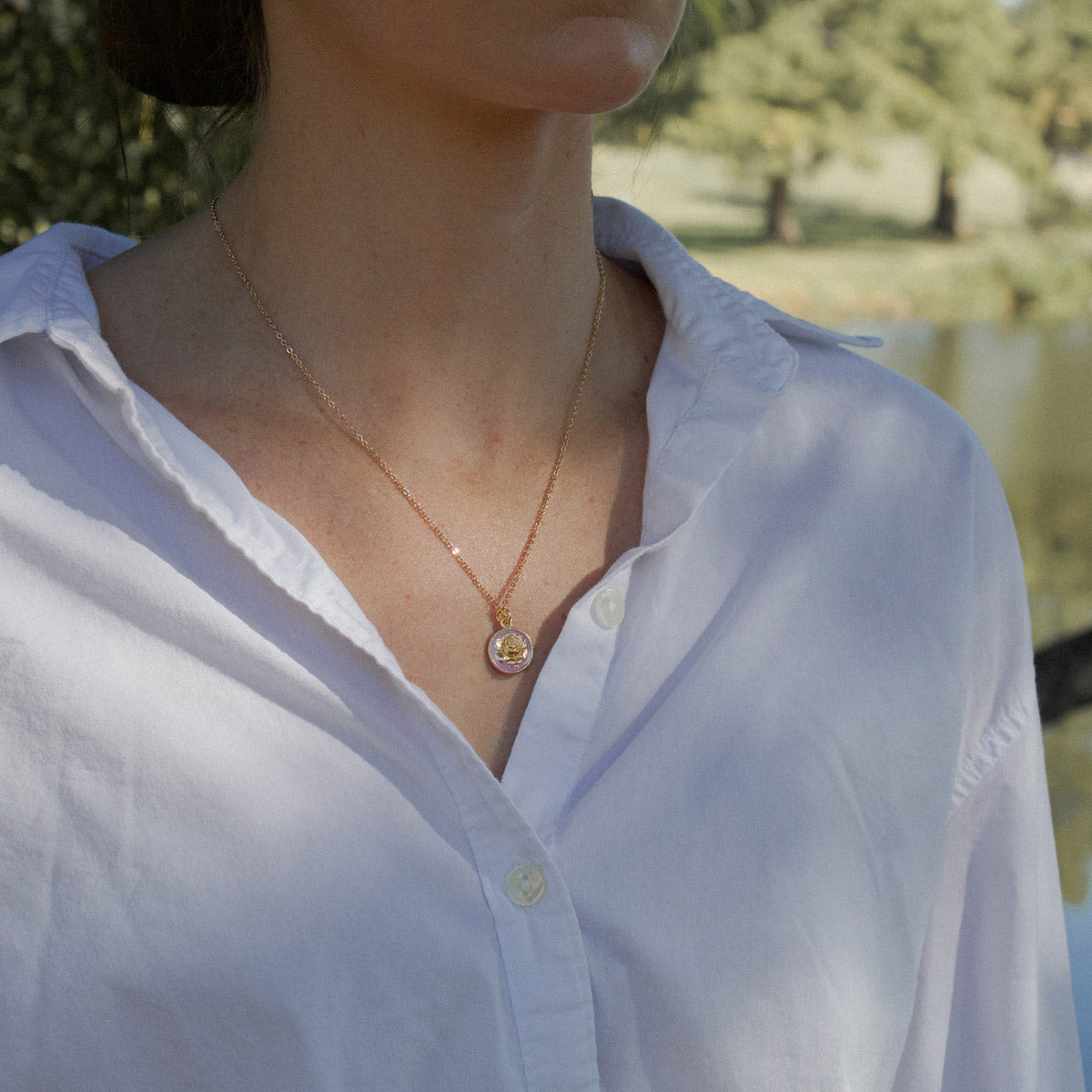Miraculous Rose Necklace by My Saint My Hero