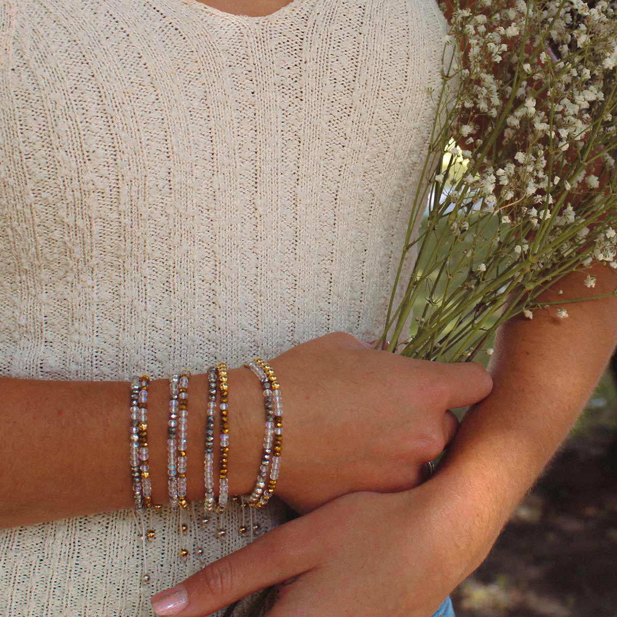 Godmother Morse Code Bracelet by My Saint My Hero