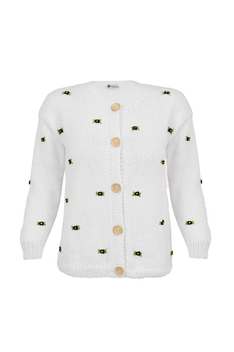 MUSCARI COTTON CARDIGAN BY FANM MON