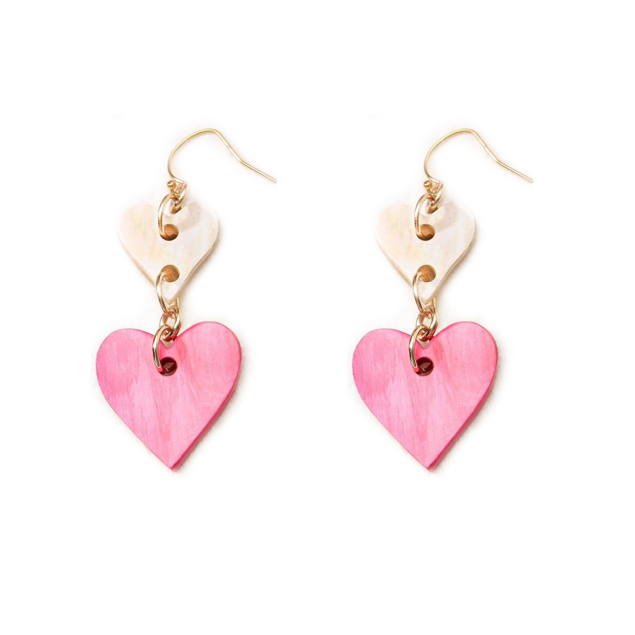 Nuri Heart Earrings by Akola