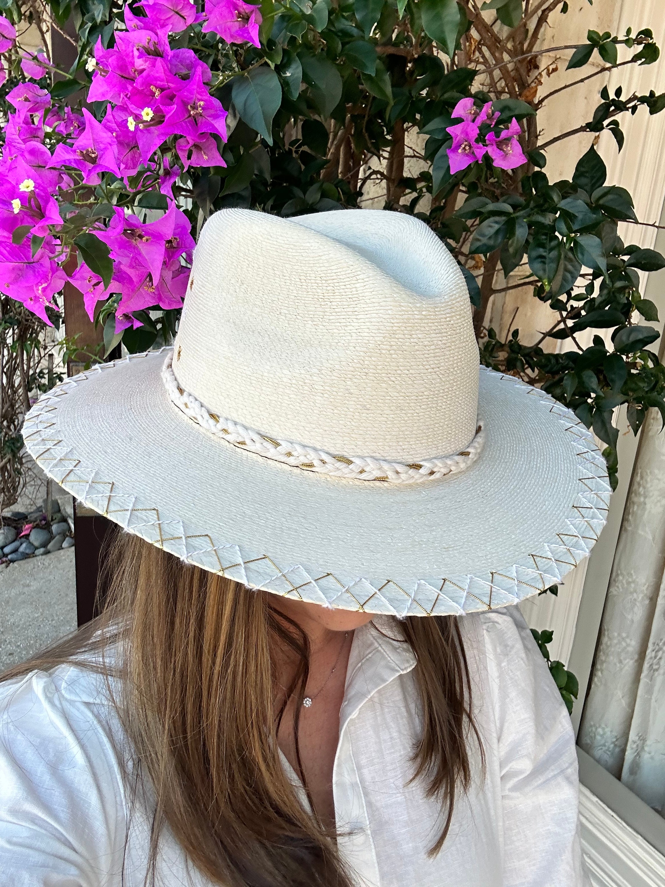 Exclusive Gold Star Palm Hat by Corazon Playero