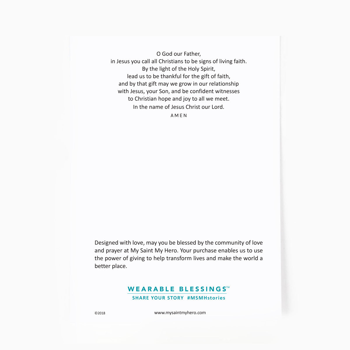 Pillar of Faith Cross Ring by My Saint My Hero