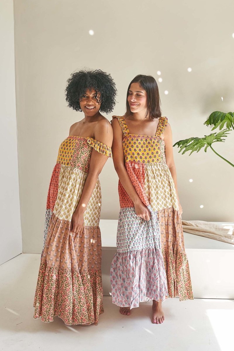 Provincial Patchwork Dress by Llani