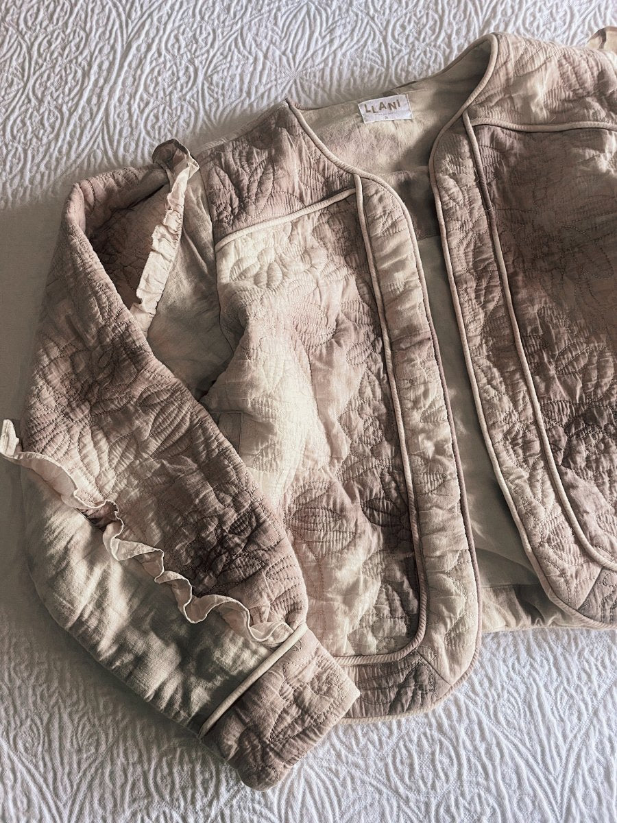 Quilted and Dyed Jacket by Llani